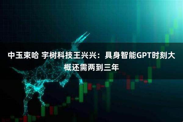 中玉束哈 宇树科技王兴兴：具身智能GPT时刻大概还需两到三年